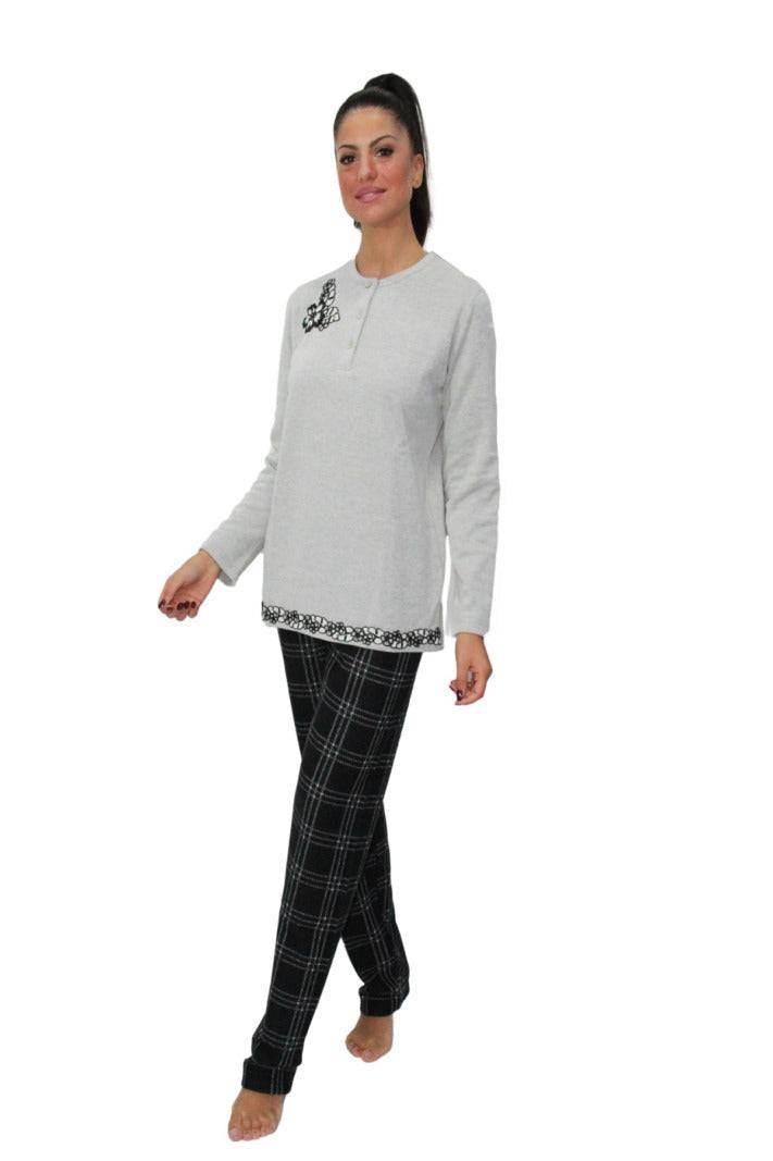 Pigiama Lungo Donna I2051 Fida - evabiancheria